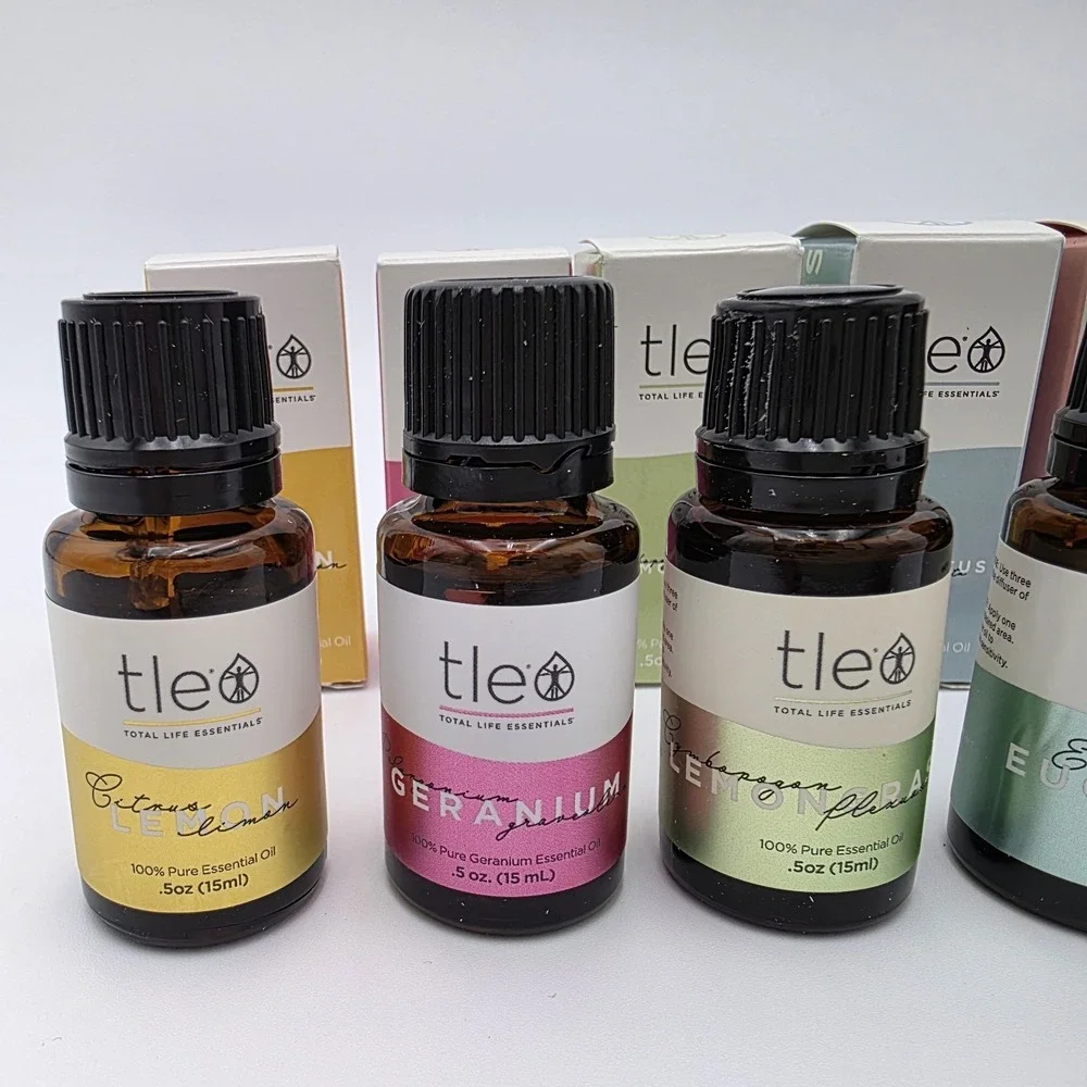 SEALED! Total Life Essentials 100% Pure Essential Oil 6pc Set - Gift/Starter Set